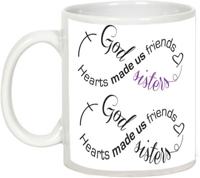 AllUPrints Gift for Raksha Bandhan Rakhi Gifts - God Hearts Made Us Friends Ceramic Mug(325 ml), White
AllUPrints Gift for Raksha Bandhan Rakhi Gifts - God Hearts Made Us Friends Ceramic Mug(325 ml), White