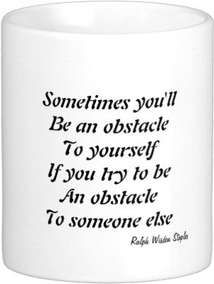 Exoctic Silver Mast Quotes A093 Ceramic Mug(250 ml), Black;white