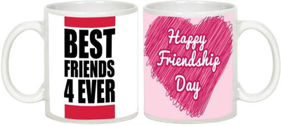 AllUPrints Friendship Day Gifts - Gift For Friend (Design 9) Ceramic Mug(325 ml, Pack of 2), White
AllUPrints Friendship Day Gifts - Gift For Friend (Design 9) Ceramic Mug(325 ml, Pack of 2), White