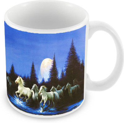 Sleep Nature's SN-MG-212 Ceramic Mug(350 ml), Multicolor
