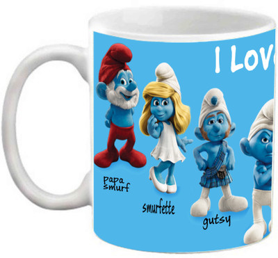 EFW Happy Birthday Animation Cartoon Smurfs Printed Coffee Ceramic Mug(325 ml), White
EFW Happy Birthday Animation Cartoon Smurfs Printed Coffee Ceramic Mug(325 ml), White