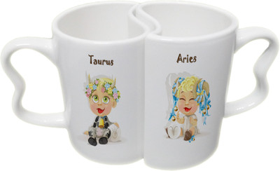 Ucard Taurus and Aries Zodiac Sign Valentines Day Couple Bone China, Ceramic, Porcelain Mug(325 ml), Multicolor
Ucard Taurus and Aries Zodiac Sign Valentines Day Couple Bone China, Ceramic, Porcelain Mug(325 ml), Multicolor
