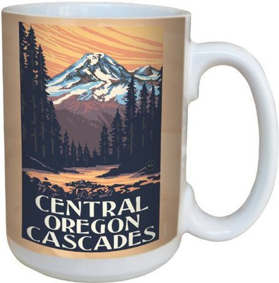 Tree-Free Greetings Greetings lm43325 Vintage Central Oregon Cascades by Paul A. Lanquist Ceramic with Full-Sized Handle, 15-Ounce, Multicolored Ceramic Mug(60 ml), Multicolor
Tree-Free Greetings Greetings lm43325 Vintage Central Oregon Cascades by Paul A. Lanquist Ceramic with Full-Sized Handle, 15-Ounce, Multicolored Ceramic Mug(60 ml), Multicolor