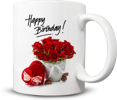 Ackme Design Birthday Love, red rose, heart, Coffees Ceramic Mug(325 ml), Multicolor
Ackme Design Birthday Love, red rose, heart, Coffees Ceramic Mug(325 ml), Multicolor