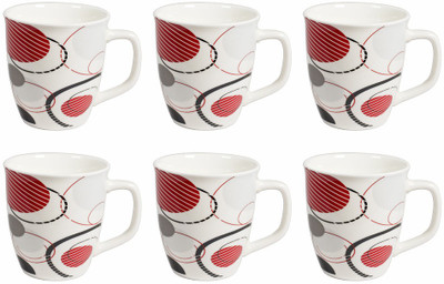 La Platina Lp-B-205-CoffeeMugSet Bone China, Porcelain Mug(170 ml, Pack of 6), Multicolor
La Platina Lp-B-205-CoffeeMugSet Bone China, Porcelain Mug(170 ml, Pack of 6), Multicolor