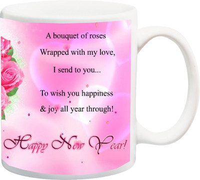 ME&YOU Happy New Year Gifts ;Beautiful Pink Roses with Quotes Ceramic Mug(325 ml), Multicolor
ME&YOU Happy New Year Gifts ;Beautiful Pink Roses with Quotes Ceramic Mug(325 ml), Multicolor