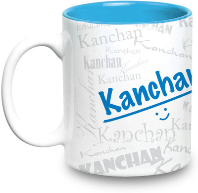 Hot Muggs Me Graffiti - Kanchan Ceramic Mug(315 ml), Multicolor