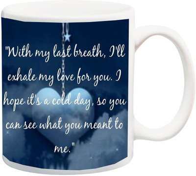 ME&YOU Valentine's Day Gifts for Husband/Wife,Boyfriend/Girlfriend Quotes High Quality Printed Ceramic Mug(325 ml), Multicolor
ME&YOU Valentine's Day Gifts for Husband/Wife,Boyfriend/Girlfriend Quotes High Quality Printed Ceramic Mug(325 ml), Multicolor