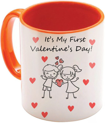 SKY TRENDS Valentine Gift for Girlfriend Love Printed I Love U Forever Perfect for Her Him Wife Fiance Anniversary And Birthday STGD233 Ceramic Mug(325 ml), Orange
SKY TRENDS Valentine Gift for Girlfriend Love Printed I Love U Forever Perfect for Her Him Wife Fiance Anniversary And Birthday STGD233 Ceramic Mug(325 ml), Orange