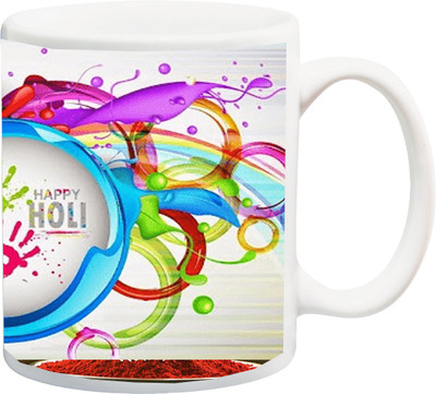 ME&YOU Gift for Holi;colorfull Happy Holee 3D Printed Ceramic Mug(325 ml), Multicolor
ME&YOU Gift for Holi;colorfull Happy Holee 3D Printed Ceramic Mug(325 ml), Multicolor