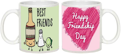 AllUPrints Friendship Day Gifts - Gift For Friend (Design 13) Ceramic Mug(325 ml, Pack of 2), White
AllUPrints Friendship Day Gifts - Gift For Friend (Design 13) Ceramic Mug(325 ml, Pack of 2), White