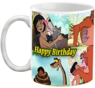 EFW HAPPY BIRTHDAY JUNGLE BOOK KIDS ANIMATION CARTOON PRINTED Ceramic Mug(325 ml), White
EFW HAPPY BIRTHDAY JUNGLE BOOK KIDS ANIMATION CARTOON PRINTED Ceramic Mug(325 ml), White