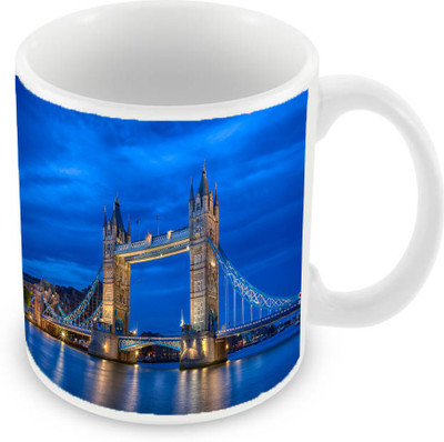 Sleep Nature's SN-MG-416 Ceramic Mug(350 ml), Blue