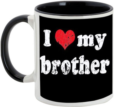 AllUPrints Gift For Bahiya Dooj/ Brother/ Sister - In Black I Love My Brother Black Ceramic Mug(325 ml)
AllUPrints Gift For Bahiya Dooj/ Brother/ Sister - In Black I Love My Brother Black Ceramic Mug(325 ml)
