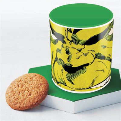 Marvel Comics angry hulk Officially Licensed Ceramic Mug(350 ml), Multicolor