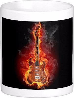 Exoctic Silver Music In My Vein: Flaming Guitar C006 Ceramic Mug(300 ml), Multicolor
Exoctic Silver Music In My Vein: Flaming Guitar C006 Ceramic Mug(300 ml), Multicolor