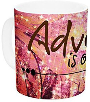 Kess InHouse InHouse Ebi Emporium Adventure is Out There Pink Typography Ceramic Coffee, 11 oz, Multicolor Ceramic Mug(60 ml)
Kess InHouse InHouse Ebi Emporium Adventure is Out There Pink Typography Ceramic Coffee, 11 oz, Multicolor Ceramic Mug(60 ml)