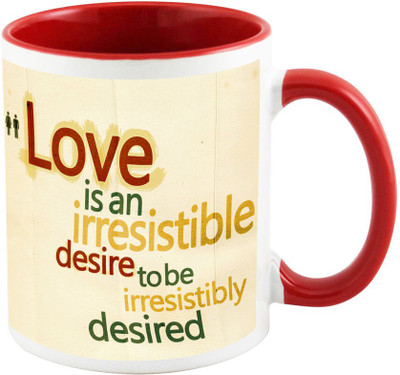 AllUPrints Love Is Desire Red (Valentine Day Gifts) Ceramic Mug(325 ml), Multicolor
AllUPrints Love Is Desire Red (Valentine Day Gifts) Ceramic Mug(325 ml), Multicolor