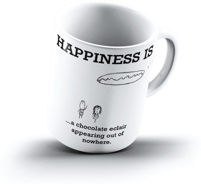 Ucard Happiness Is1834 Bone China, Ceramic, Porcelain Mug(325 ml), Multicolor
Ucard Happiness Is1834 Bone China, Ceramic, Porcelain Mug(325 ml), Multicolor
