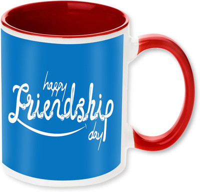 PhotogiftsIndia Happy Friendship Day 11 Ceramic Mug(325 ml), Multicolor