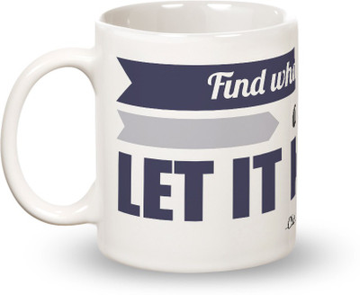Posterboy Find what you love - Charles Bukowski Ceramic Mug(350 ml), Multicolor
Posterboy Find what you love - Charles Bukowski Ceramic Mug(350 ml), Multicolor
