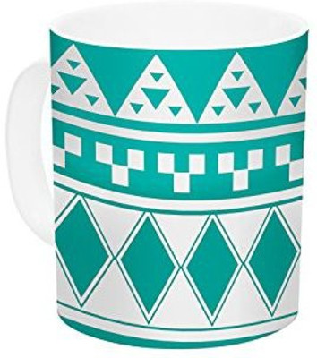 Kess InHouse InHouse Belinda Gilles Turquoise Aztec Teal Green Ceramic Coffee, 11 oz, Multicolor Ceramic Mug(60 ml)
Kess InHouse InHouse Belinda Gilles Turquoise Aztec Teal Green Ceramic Coffee, 11 oz, Multicolor Ceramic Mug(60 ml)