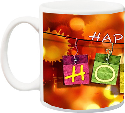ME&YOU Gift for Holi; Colorful Happy Holy HD Printed Ceramic Mug(325 ml), Multicolor
ME&YOU Gift for Holi; Colorful Happy Holy HD Printed Ceramic Mug(325 ml), Multicolor