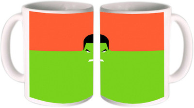 Shopmillions Hulk Face Ceramic Mug(300 ml)