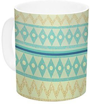 Kess InHouse InHouse Nika Martinez Glitter Chevron in Teal Blue Pattern Ceramic Coffee, 11 oz, Multicolor Ceramic Mug(60 ml)
Kess InHouse InHouse Nika Martinez Glitter Chevron in Teal Blue Pattern Ceramic Coffee, 11 oz, Multicolor Ceramic Mug(60 ml)