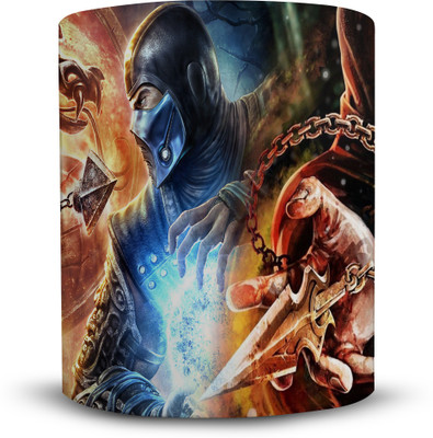 Ackme Design super hero, Sub Zero fighter Ceramic Mug(325 ml), Multicolor
