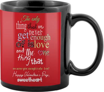 SKY TRENDS Valentine Gifts For Special Girlfriend,Boyfriend,Wife,Husband,design 10 Ceramic Mug(325 ml), Black
SKY TRENDS Valentine Gifts For Special Girlfriend,Boyfriend,Wife,Husband,design 10 Ceramic Mug(325 ml), Black