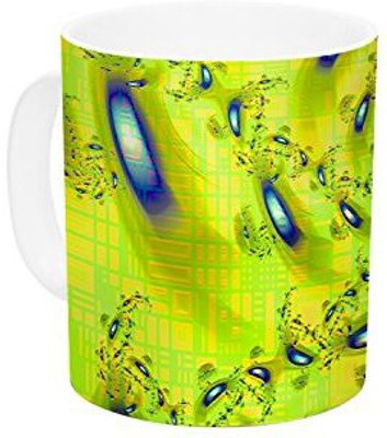 Kess InHouse InHouse Michael Sussna Synchronized Swimming Lime Green Ceramic Coffee, 11 oz, Multicolor Ceramic Mug(60 ml)
Kess InHouse InHouse Michael Sussna Synchronized Swimming Lime Green Ceramic Coffee, 11 oz, Multicolor Ceramic Mug(60 ml)