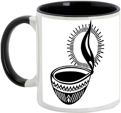 AllUPrints Diwali Gifts - Wish You A Dazzling Deepawali Ceramic Mug(325 ml), Black
AllUPrints Diwali Gifts - Wish You A Dazzling Deepawali Ceramic Mug(325 ml), Black