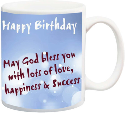 ME&YOU Gift for Girlfriend/Boyfriend/Wife/Husband On Happy Birthday;May God Bless You With Lots Of Love Printed Ceramic Mug(325 ml), Multicolor
ME&YOU Gift for Girlfriend/Boyfriend/Wife/Husband On Happy Birthday;May God Bless You With Lots Of Love Printed Ceramic Mug(325 ml), Multicolor
