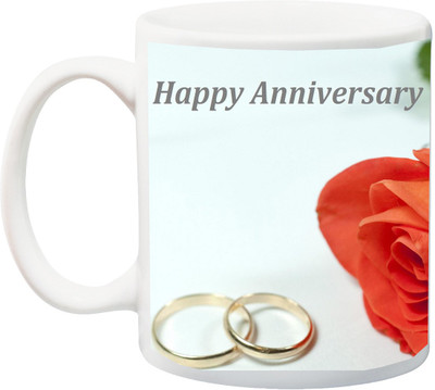 ME&YOU Gift for Husband/Wife/Couple;Happy Anniversary Ceramic Mug(325 ml), Multicolor
ME&YOU Gift for Husband/Wife/Couple;Happy Anniversary Ceramic Mug(325 ml), Multicolor