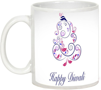 AllUPrints Gifts For Diwali - Happy Deepawali Abstract Art Ceramic Mug(325 ml), White
AllUPrints Gifts For Diwali - Happy Deepawali Abstract Art Ceramic Mug(325 ml), White