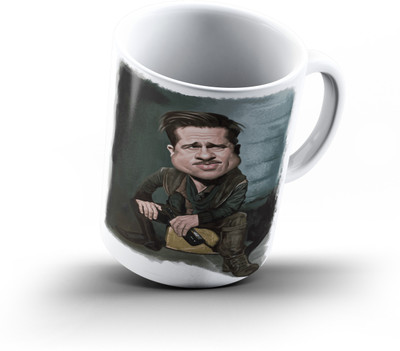 Ucard Brad Pitt Caricature816 Bone China, Ceramic, Porcelain Mug(325 ml), Multicolor
Ucard Brad Pitt Caricature816 Bone China, Ceramic, Porcelain Mug(325 ml), Multicolor