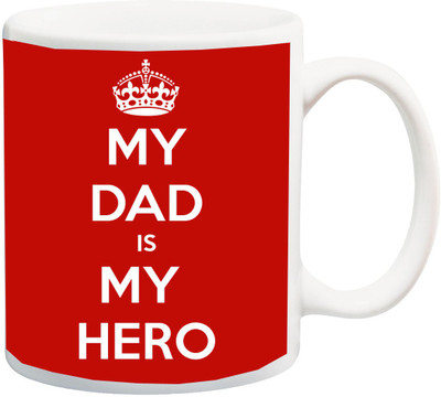 ME&YOU Father's Day Special Gift;My dad is my hero Ceramic Mug(325 ml), Multicolor
ME&YOU Father's Day Special Gift;My dad is my hero Ceramic Mug(325 ml), Multicolor