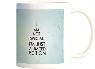 Rangeele Inkers I Am Limited Edition Ceramic Mug(300 ml), Multicolor