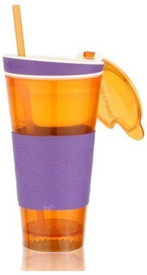 Craftzcreation Snackeez Multi Purpose Drink & Snack Travel Cup Plastic Mug(550 ml), Orange
Craftzcreation Snackeez Multi Purpose Drink & Snack Travel Cup Plastic Mug(550 ml), Orange