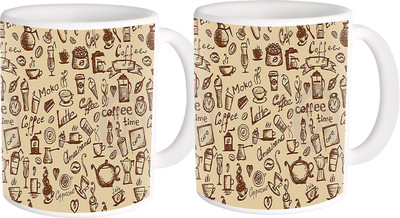 Heyworlds gifts for i love coffee design 06 Ceramic Mug(325 ml, Pack of 2), Multicolor
Heyworlds gifts for i love coffee design 06 Ceramic Mug(325 ml, Pack of 2), Multicolor