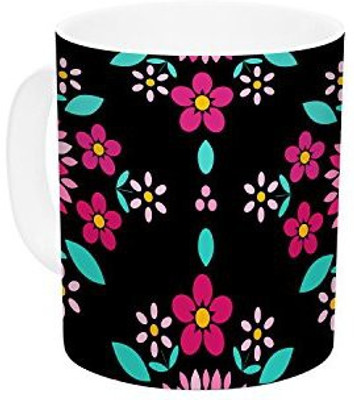 Kess InHouse InHouse Anneline Sophia Dahlia Mandala Pink Black Ceramic Coffee, 11 oz, Multicolor Ceramic Mug(60 ml)
Kess InHouse InHouse Anneline Sophia Dahlia Mandala Pink Black Ceramic Coffee, 11 oz, Multicolor Ceramic Mug(60 ml)