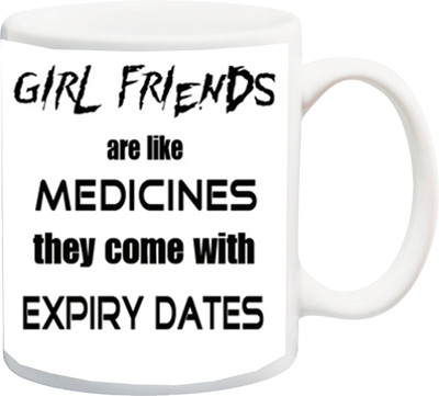 ME&YOU Valentine's Day Gift;Girl Friend are Like Medicine Printed Ceramic Mug(325 ml), Multicolor
ME&YOU Valentine's Day Gift;Girl Friend are Like Medicine Printed Ceramic Mug(325 ml), Multicolor