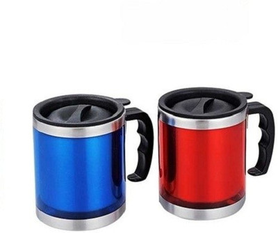 Phoenix High Quality Economical travel Stainless Steel Mug(350 ml, Pack of 2), Multicolor
Phoenix High Quality Economical travel Stainless Steel Mug(350 ml, Pack of 2), Multicolor