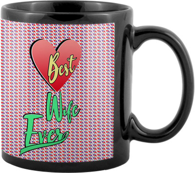 SKY TRENDS World's Best Gifts For Valentine Girlfriend Boyfriend Friend Husband Wife Anniversary & Birthday Design Code 070 Ceramic Mug(325 ml), Black
SKY TRENDS World's Best Gifts For Valentine Girlfriend Boyfriend Friend Husband Wife Anniversary & Birthday Design Code 070 Ceramic Mug(325 ml), Black