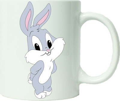 Maison N Mode Bugs Bunny Baby Coffee Ceramic Mug(330 ml), Multicolor