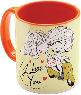 SKY TRENDS Valentine Gift for Girlfriend Love Printed I Love U Forever Perfect for Her Him Wife Fiance Anniversary And Birthday STGD122 Ceramic Mug(325 ml), Orange
SKY TRENDS Valentine Gift for Girlfriend Love Printed I Love U Forever Perfect for Her Him Wife Fiance Anniversary And Birthday STGD122 Ceramic Mug(325 ml), Orange