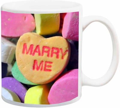 ME&YOU Gift for Husband/Wife/Boyfriend/Girlfriend/lover;Marry Me Printed Ceramic Mug(325 ml), Multicolor
ME&YOU Gift for Husband/Wife/Boyfriend/Girlfriend/lover;Marry Me Printed Ceramic Mug(325 ml), Multicolor