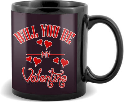 SKY TRENDS Will You Be My Valetine's Black Coffee Valetine' Ceramic Mug(320 ml)
SKY TRENDS Will You Be My Valetine's Black Coffee Valetine' Ceramic Mug(320 ml)