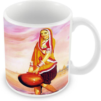 Sleep Nature's SN-MG-239 Ceramic Mug(350 ml), Multicolor